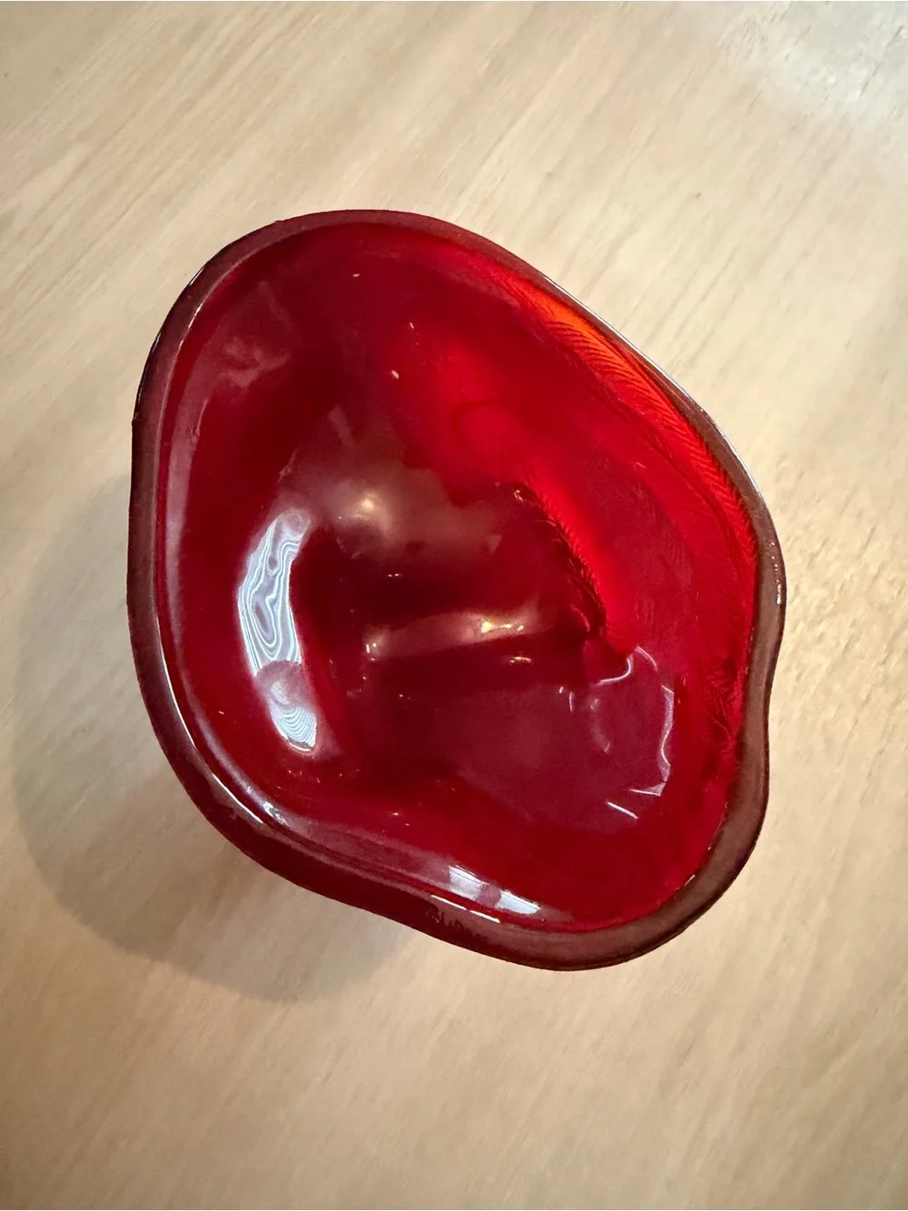 Vintage Rooster on Nest Footed Ruby Red 2 Piece Dish & Cover Ruby Red